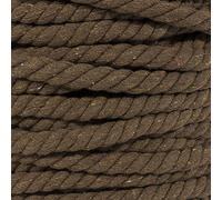 Super Soft 3 Strand Twisted Cotton Rope (Brown, 1/2 Inch x 10 Feet)