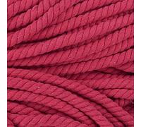 Super Soft 3 Strand Twisted Cotton Rope (Red, 1/2 Inch x 10 Feet)