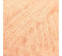 Fluffy Superfine Alpaca and Silk Yarn, Drops Brushed Alpaca Silk, Light and Warm 0.9 oz 153 Yards per Ball (37 Sweet Apricot)
