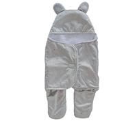 Super Soft Baby Boy Or Girl Cute Swaddle Wrap Moon and Stars 0-6months (Grey)