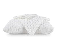 Super Soft Cooling Pillow Protector 1 PACK, White Pillow Case with Double Side-Cooling and Bamboo Pillowcase, Adjustable Memory Foam Pillow Cases with Long Zipper, Breathable Queen Pillow Cover