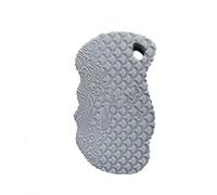Super Soft Exfoliating Bath Sponge for Dead Skin, Body Exfoliating Shower Sponge for All Skin Types, 13.5 x 7 x 3 cm (Gray)