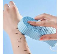 Super Soft Exfoliating Bath Sponge, Spa Scrub Dead Skin Remove, Magic Exfoliating Bath Sponge, Dead Skin Remover for Body, Reusable Soft Bath Sponge for Adult, Baby, Pregnant Women (Blue)