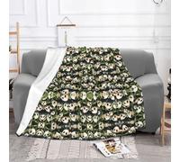 Super Soft Flannel Blanket Cute Panda, Durable, Comfortable And Fashionable, With Excellent Hand Feeling
