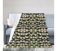 Super Soft Flannel Blanket Cute Panda, Warm And Not Pilling, Super Light