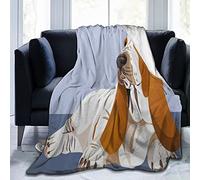 Super Soft Flannel Fleece Blanket, Cute Basset Hound Dog, Winter Warm Cosy Fluffy Plush Throw Blankets for Sofas Beds Camping-Black-6-50x40in