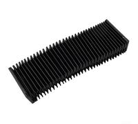 Super Soft Folding Resistance Bellows Cover for HGR20 Linear Guides Compatible with CNC Equipment and Milling Applications (Stretched Length 700mm)