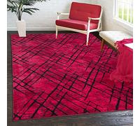 Super Soft Large Area Rugs Living Room Bedroom Carpet Hallway Runner Floor Mats Bright Colour Normal Pile (Burgandy, 50 x 80 cm)