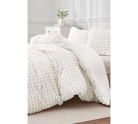 Super Soft Luxury Faux Fur Box Duvet Ezysleep Cream Double