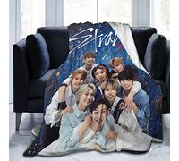 Super Soft Stray Flannel Throw Hyunjin Bangchan Felix Blanket Kids for Bed Sofa Office Knee pad,Bed car Camp Beach Blanket Throw Blankets 50"X40"