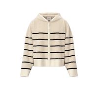 Super Soft Striped Hooded Cardigan Women COMMA Blanc 34