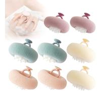 Super Soft Sunflower Suction Cup Bath Ball, 2025 Upgraded 2-in-1 Sunflower Bath Ball Exfoliating Bath Sponge Cleaning Brush with Suction Cup Shower Sponges for Women, Men Shower (All-8pcs)