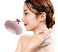 Super Soft Sunflower Suction Cup Bath Ball (Purple)