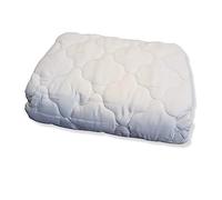 Super Soft Triple Fill Deep Quilted Mattress Protector 12" Deep Double Size Bed Fitted Mattress Topper Hotel Quality Double Bed Cover Enhancers (137 x193cm)
