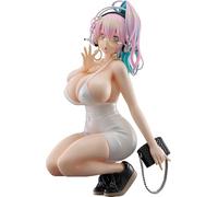 Super Sonico Pop Up Parade PVC Statue Super Sonico: 15th Mini Dress Size L Size 20 cm