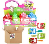Super Sour Squeeze Me Gel 20g - Fruit Flavoured Sour Gel Candy (32 Packs(Full Box))