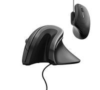 Super Space Vertical Wired Mouse 800/1200/2400/3200 DPI, Ergonomic Computer Mouse with 6 Buttons, Wired Gaming Mouse for Laptop, Desktop, PC, MacBook - Black, Gift for Men Women