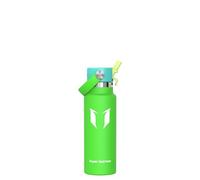 Super Sparrow Kids Water Bottle 350ml - FlipFlow Insulated Metal Water Bottles with Straw Lid - BPA-Free Bottles Stainless Steel & Leakproof Thermal Flask - Ideal for Home, Office, Travel or Sports