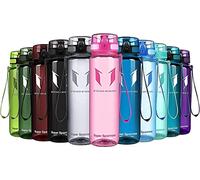 Super Sparrow Sports Water Bottle - 1000ml - Non-Toxic BPA Free & Eco-Friendly Tritan Co-Polyester Plastic - For Running, Gym, Yoga, Outdoors and Camping