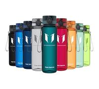 Super Sparrow Sports Water Bottle - 1000ml - Non-Toxic BPA Free & Eco-Friendly Tritan Co-Polyester Plastic - For Running, Gym, Yoga, Outdoors and Camping