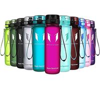 Super Sparrow Sports Water Bottle - 1000ml - Non-Toxic BPA Free & Eco-Friendly Tritan Co-Polyester Plastic - For Running, Gym, Yoga, Outdoors and Camping