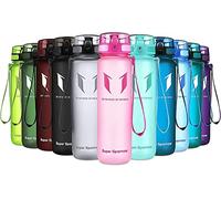 Super Sparrow Sports Water Bottle - 1000ml - Non-Toxic BPA Free & Eco-Friendly Tritan Co-Polyester Plastic - For Running, Gym, Yoga, Outdoors and Camping