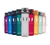 Super Sparrow Sports Water Bottle - 1000ml - Non-Toxic BPA Free & Eco-Friendly Tritan Co-Polyester Plastic - For Running, Gym, Yoga, Outdoors and Camping