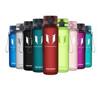 Super Sparrow Sports Water Bottle - 1000ml - Non-Toxic BPA Free & Eco-Friendly Tritan Co-Polyester Plastic - For Running, Gym, Yoga, Outdoors and Camping