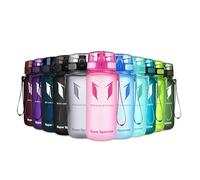 Super Sparrow Sports Water Bottle - 350ml - Non-Toxic BPA Free & Eco-Friendly Tritan Co-Polyester Plastic - For Running, Gym, Yoga, Outdoors and Camping