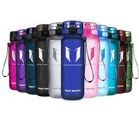 Super Sparrow Sports Water Bottle - 500ml - Non-Toxic BPA Free & Eco-Friendly Tritan Co-Polyester Plastic - For Running, Gym, Yoga, Outdoors and Camping