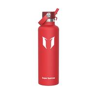 Super Sparrow Water Bottle 1L - FlipFlow Insulated Metal Water Bottles with Straw Lid - BPA-Free Kids Bottles Stainless Steel & Leakproof Thermal Flask - Ideal for Home, Office, Travel or Sports
