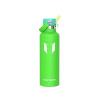 Super Sparrow Water Bottle Stainless Steel - Metal Water Bottle - 750ml - Insulated Water Bottles - Water Bottle with Straw Lid - BPA Free Kids Water Bottle - Flask for Gym, Travel, Sports