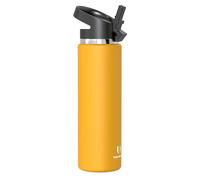 Super Sparrow Water Bottle Insulated - 1000ml - Wide Mouth Metal Bottle - Wide Mouth SwivelSip Flask - BPA Free, Leak Proof - Ergonomic Straw Water Bottles for Work, Gym, Travel, Sports
