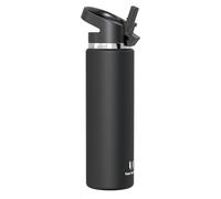 Super Sparrow Water Bottle Insulated - 1000ml - Wide Mouth Metal Bottle - Wide Mouth SwivelSip Flask - BPA Free, Leak Proof - Ergonomic Straw Water Bottles for Work, Gym, Travel, Sports