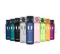 Super Sparrow Sports Water Bottle - 500ml - Non-Toxic BPA Free & Eco-Friendly Tritan Co-Polyester Plastic - For Running, Gym, Yoga, Outdoors and Camping