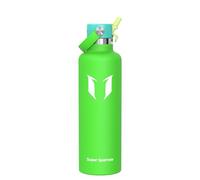 Sparrow Insulated Water Bottle 1L - FlipFlow Metal Water Bottles with Straw Lid - BPA Free - Leakproof Stainless Steel Flask for Sport, Camping, Hiking, Outdoor, Travel