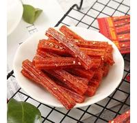 Super spicy strips, spicy slices and spicy sticks, Chinese latiao spicy snacks gift package, large gluten, handmade spicy strips, healthy vegetarian food, casual spicy snacks (Spicy strips,2 bags)