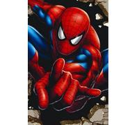 Super Spider Hero Notebook for Kids: A5 Lined Journal - 80 Pages, Black and White