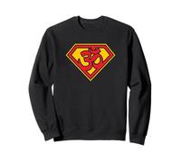 Super Spiritual hero iconic om logo classic comic hero Sweatshirt