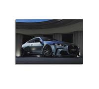 Super Sports Car Poster Bmw M4 G82 Competition Performance Car Poster Decorative Painting Canvas Wall Posters And Art Picture Print Modern Family Bedroom Decor Posters 12x18inch(30x45cm)