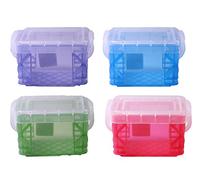 Super Stacker 4 Pack Pixie Boxes, Multi-Colored