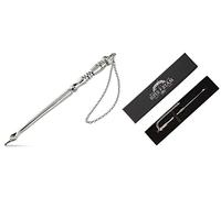 SUPER STAM Torah Book Pointer Yad Hand Pointer Silver Finish Great bar bat Mitzvah Gift 13cm with a 20cm Bead Charm in Gift Box(L)