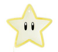 Paladone LED Neon Wall Light - Super Mario Super Star - Officially licensed, wall-mount - Multi