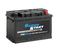 Super Start 096EFB 12V 70Ah 680A Stop Start Car & Van Replacement Battery | Reliable & Durable, Heavy-Duty Design, Efficient Power Supply, Long-Life Performance