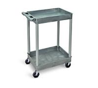 Super Strength Super Strength Shelf Trolley Mobile Shelf Trolley 2 Shelves 150 kg 610 x 460 x 980 mm Grey