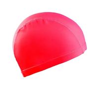 Super Stretch Cloth Swimming Hat, Swim Cap Nylon 1 Piece for Adults and Kids Multicolor(Red)