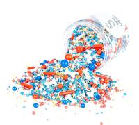 Super Streusel WuffWuff | Four-legged Superhero Cake Decoration | Children's Birthday Cake Decoration Edible | Without AZO Dyes | For Muffins, Cupcake, Biscuits and Cake Muffin Cake (90 g)