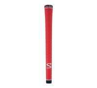 Super Stroke S-Tech™ Rubber Golf Club Grip, Red/White (Standard) |Ultimate Feedback and Control | Non-Slip Performance in All Weather Conditions | Swing Faster & Square The Clubface More Naturally