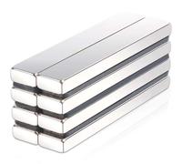Super Strong Bar Magnets, 60x10x5mm Heavy Duty Magnets Strips Muti-Use, Fridge Magnets Small Magnets for Whiteboard, Large Rectangle Tiny Magnets for Crafts, Refrigerator, DIY, Notice Board Magnets