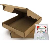 Super Strong C6 / A6 (163x112x20mm) Royal Mail Brown Large Letter Cardboard Postal Mailing PiP Boxes Eco Friendly Perfect For Gifts Christmas jewellery Pack of 50 (C6 / A6 (163x112x20mm), Brown)